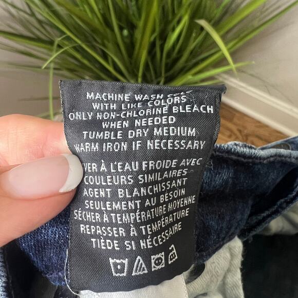 HUDSON Jeans Bailee MidRise Crop Baby Boot Bootcut Jeans Size 28 Dark Wash - Picture 11 of 14